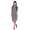 Kleid 3/4 Arm gestreift Mini-Kleid