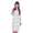 Kleid 3/4 Arm gestreift Mini-Kleid