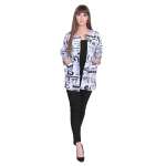 Damen Cardigan Sweater Jacke mit Druck: