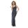 Damen MaxiKleid Sommerkleid; Grafit M/L 38/40