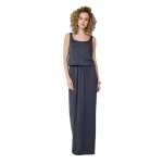 Damen Sommer-Kleid Maxi Kleid elastischer Bund;