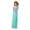 Damen Sommer-Kleid Maxi Kleid elastischer Bund;