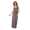 Damen Sommer-Kleid Maxi Kleid elastischer Bund; Cappuccino/M/L 38/40