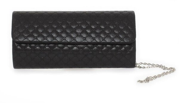 Clutch Tasche Stepp Muster;