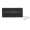Clutch Tasche Stepp Muster; Schwarz