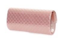 Clutch Tasche Stepp Muster; Rosa
