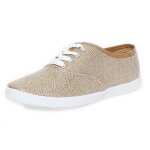 Damen Sneaker Schuhe Sommerschuhe; Gold/41