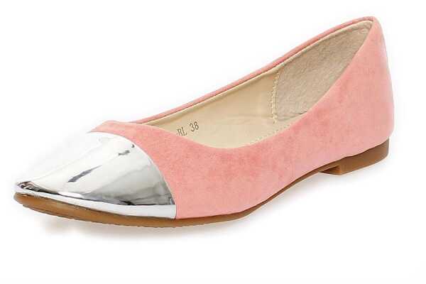 Ballerinas Damen Schuhe Sommerschuhe; Rosa/40