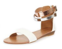 Damen Sandalen mit Glanz Riemen;