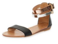 Damen Sandalen mit Glanz Riemen;