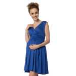 Minikleid mit Überlappender V-Ausschnitt + MAMA Umstandsmode,