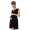Minikleid mit Überlappender V-Ausschnitt + MAMA Umstandsmode, Schwarz XL/2XL 42/44