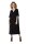 Damen Kleid weit geschnitten V-Ausschnitt; Schwarz/XL/2XL 42/44