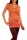 Damen Shirt T-Shirt Muster kurzarm; Orange/S/M 36/38