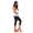 Damen Leggings 3/4 Capri viele Farben; Grafit L/40