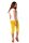 Damen Leggings 3/4 Capri viele Farben; Gelb 2XL/44