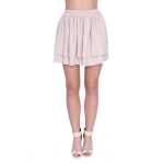 Damen Eleganter Rock Minirock mit Taschen;