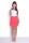 Damen Eleganter Rock Minirock; Koralle/M/38