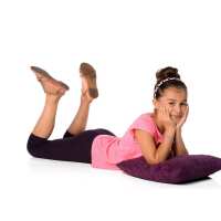 Kinder 3/4 Leggings in 22 Farben Baumwolle; Pflaume 98
