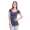 Damen Shirt Tunika mit Raffungen U-Ausschnitt ;