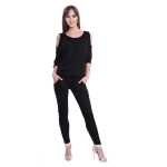 Damen Jumpsuits Sportlich Elegant 3/4 Arm ;