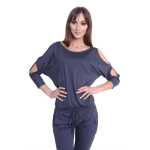 Damen Jumpsuits Sportlich Elegant 3/4 Arm ;