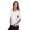 Damen Shirt mit Brusttasche Sportlich & elegant; Weiß/S/M 36/38