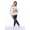 Damen Longshirt mit Druck 3/4 Arm Top Styling,