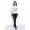 Damen Longshirt mit Druck 3/4 Arm Top Styling,
