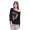Damen Longshirt mit Druck 3/4 Arm Top Styling,