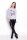 Damen Longshirt mit Druck 3/4 Arm Top Styling,