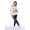 Damen Longshirt mit Druck 3/4 Arm Top Styling,