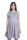 Damen Kleid Klassisches Minikleid Glockenform; Grau Meliert/S/M 36/38