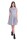 Damen Kleid Klassisches Minikleid Glockenform; Grau Meliert/S/M 36/38