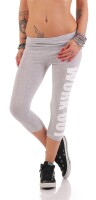 Leggings WORK OUT 3/4 Sporthose Baumwolle;