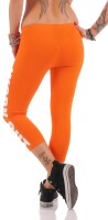 Leggings WORK OUT 3/4 Sporthose Baumwolle;