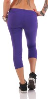 Leggings WORK OUT 3/4 Sporthose Baumwolle;