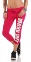 Leggings WORK OUT 3/4 Sporthose Baumwolle;