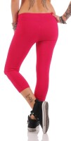 Leggings WORK OUT 3/4 Sporthose Baumwolle;