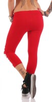 Leggings WORK OUT 3/4 Sporthose Baumwolle;