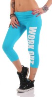 Leggings WORK OUT 3/4 Sporthose Baumwolle;