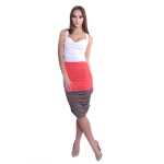 Kleid Sommer-Kleid mit Raffungen ;