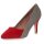 High Heels Stilettos mit Glitzer; Rot/Gold/38