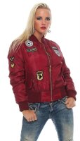 Damen Bomberjacke – Übergangsjacke mit...