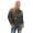 Damen Bomberjacke – Übergangsjacke mit Strickkragen & Patches