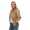 Damen Bomberjacke – Übergangsjacke mit Strickkragen & Patches