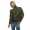 Damen Bomberjacke mit Patches, Khaki L