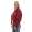 Damen Bomberjacke mit Patches, Bordo S