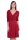 Kleid Knielang mit Raffungen Wickeloptik, V-Ausschnitt + MAMA Umstandsmode, Bordo XS/S 34/36