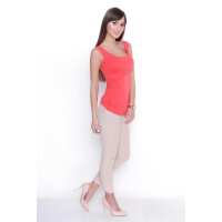 Damen Urban Basic Tank Top Shirt Fitness ; Koralle L/XL 40/42